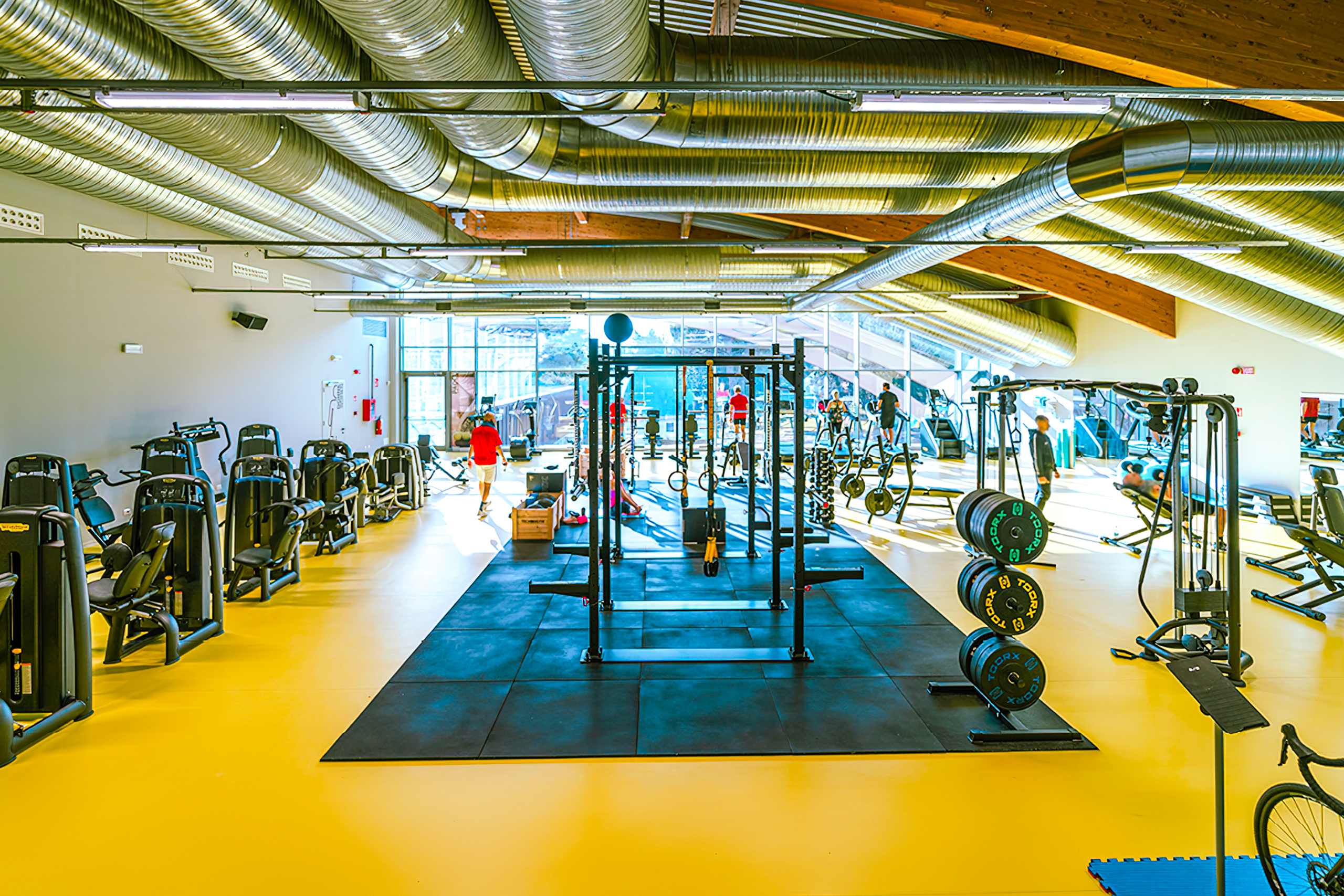 Sala attrezzi di Progetto Nuoto Varese